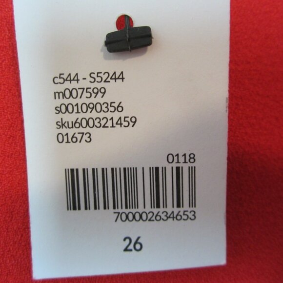 Lane Bryant Size 26 Plus Career Dress Bell Sleeves Knee Length V-Neck Black Trim - Picture 9 of 14